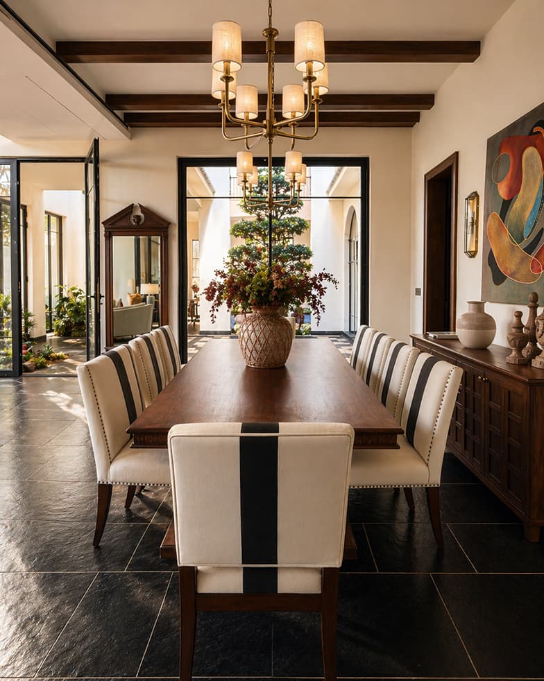 A refined residence interior